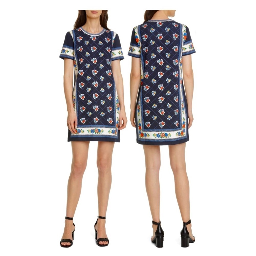Tory Burch Printed Tee Shirt Dress.